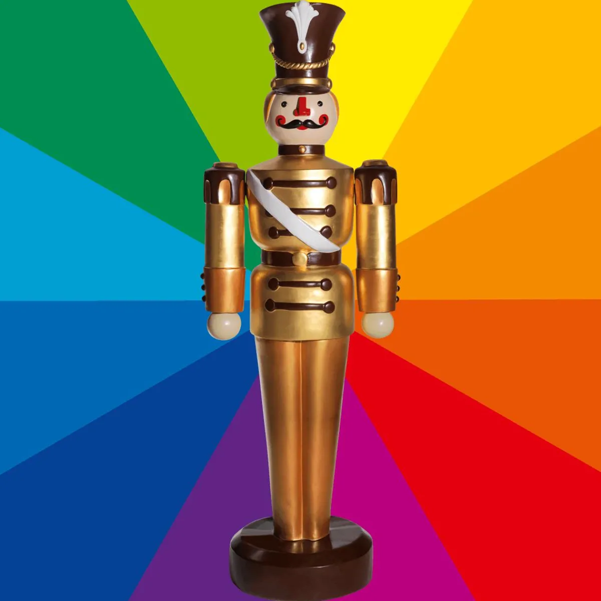 Online DecoWoerner Soldat Figur 185 Cm, Wunschfarbe