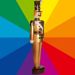 New DecoWoerner Soldat Figur 185 Cm, Wunschfarbe