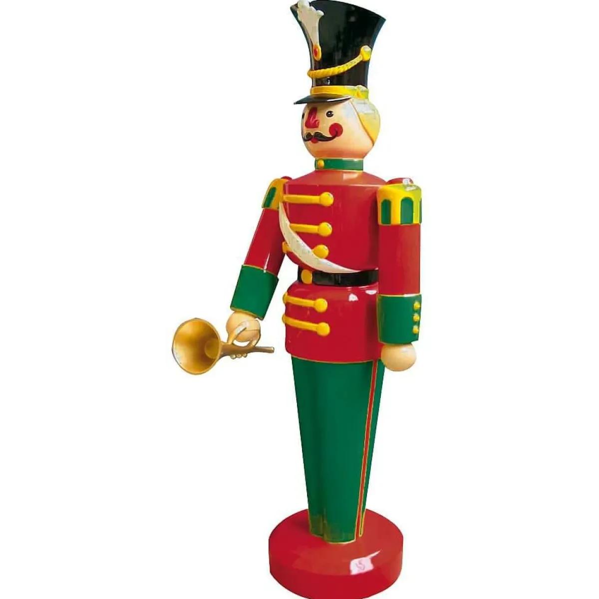 Sale DecoWoerner Soldat Figur Mit Trompete 185 Cm mehrfarbig
