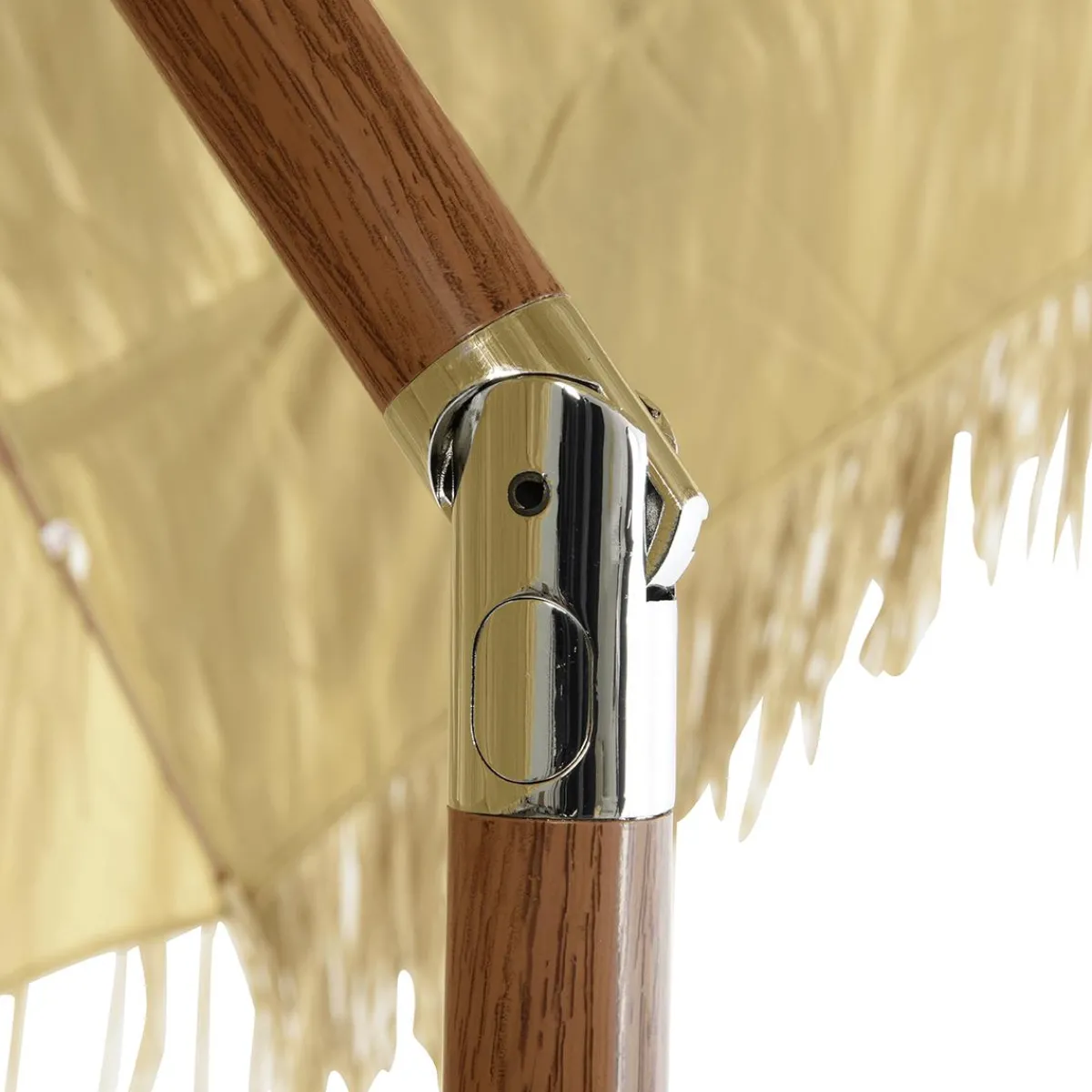 Sale DecoWoerner Sonnenschirm Hawaii-Stil 210 Cm, 160 Cm Ø braun