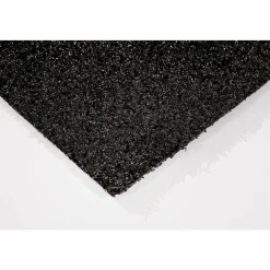 Hot DecoWoerner Standard Kunstrasen Schwer Entflammbar B1, 200 Cm schwarz