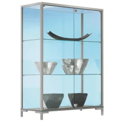 Outlet DecoWoerner Standvitrine 135 X 80 X 40 Cm transparent