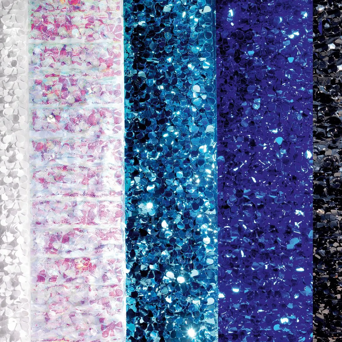 Outlet DecoWoerner Stanzoptikfolie Metallic 90 Cm Breit, blau