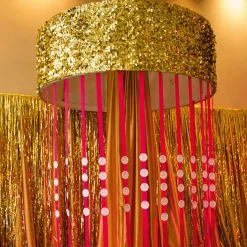DecoWoerner Stanzoptikfolie Metallic 90 Cm Breit, gold