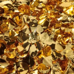 DecoWoerner Stanzoptikfolie Metallic 90 Cm Breit, gold