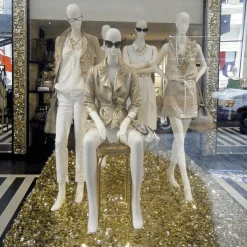 DecoWoerner Stanzoptikfolie Metallic 90 Cm Breit, gold