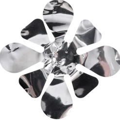 Sale DecoWoerner Stanzoptikfolie Metallic 90 Cm Breit, silber