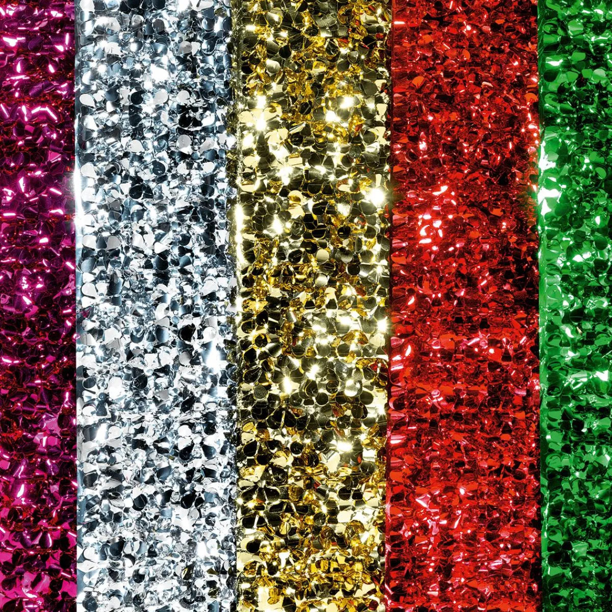 Sale DecoWoerner Stanzoptikfolie Metallic 90 Cm Breit, silber