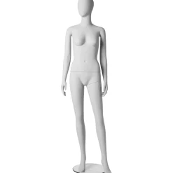 Outlet DecoWoerner Stehende Damen Schaufensterpuppe Weiblich Solid White weiß