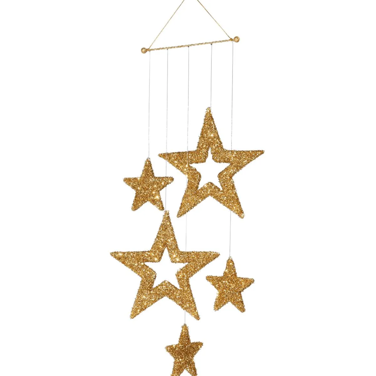 Online DecoWoerner Sternenhänger Mobile , 100 Cm Lang gold