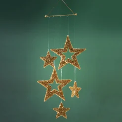 Online DecoWoerner Sternenhänger Mobile , 100 Cm Lang gold