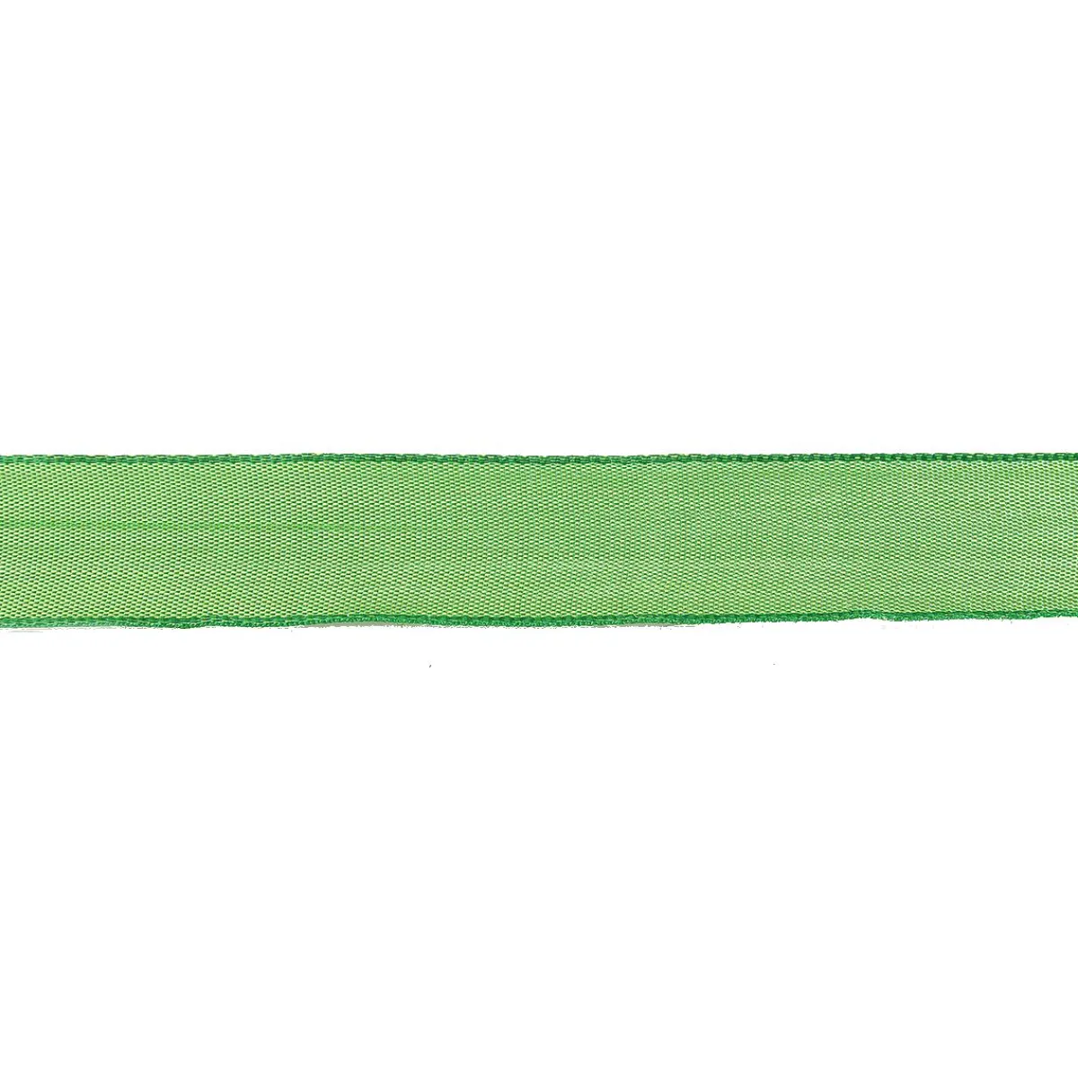Online DecoWoerner Stoffband Mit Drahtkante 25 Mm, 25 M , Limone grün