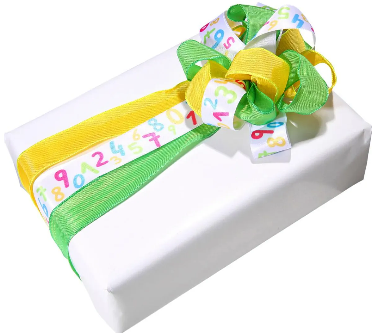 Best DecoWoerner Stoffband Mit Drahtkante, 25 Mm, 25 M, gelb