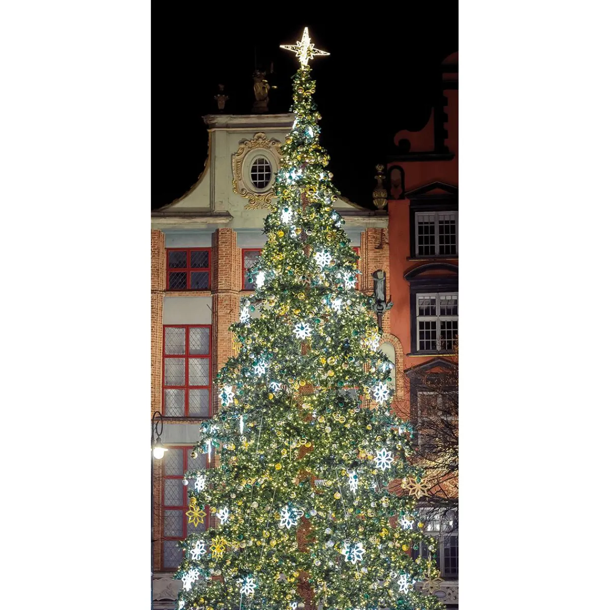 Clearance DecoWoerner Stoffbanner Weihnachtsbaum 100 X 200 Cm grün