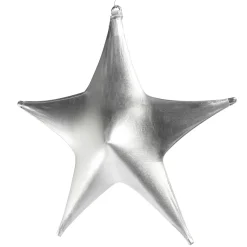 Hot DecoWoerner Stretch-Stern 150 Cm Ø, Schwer Entflammbar B1 silber
