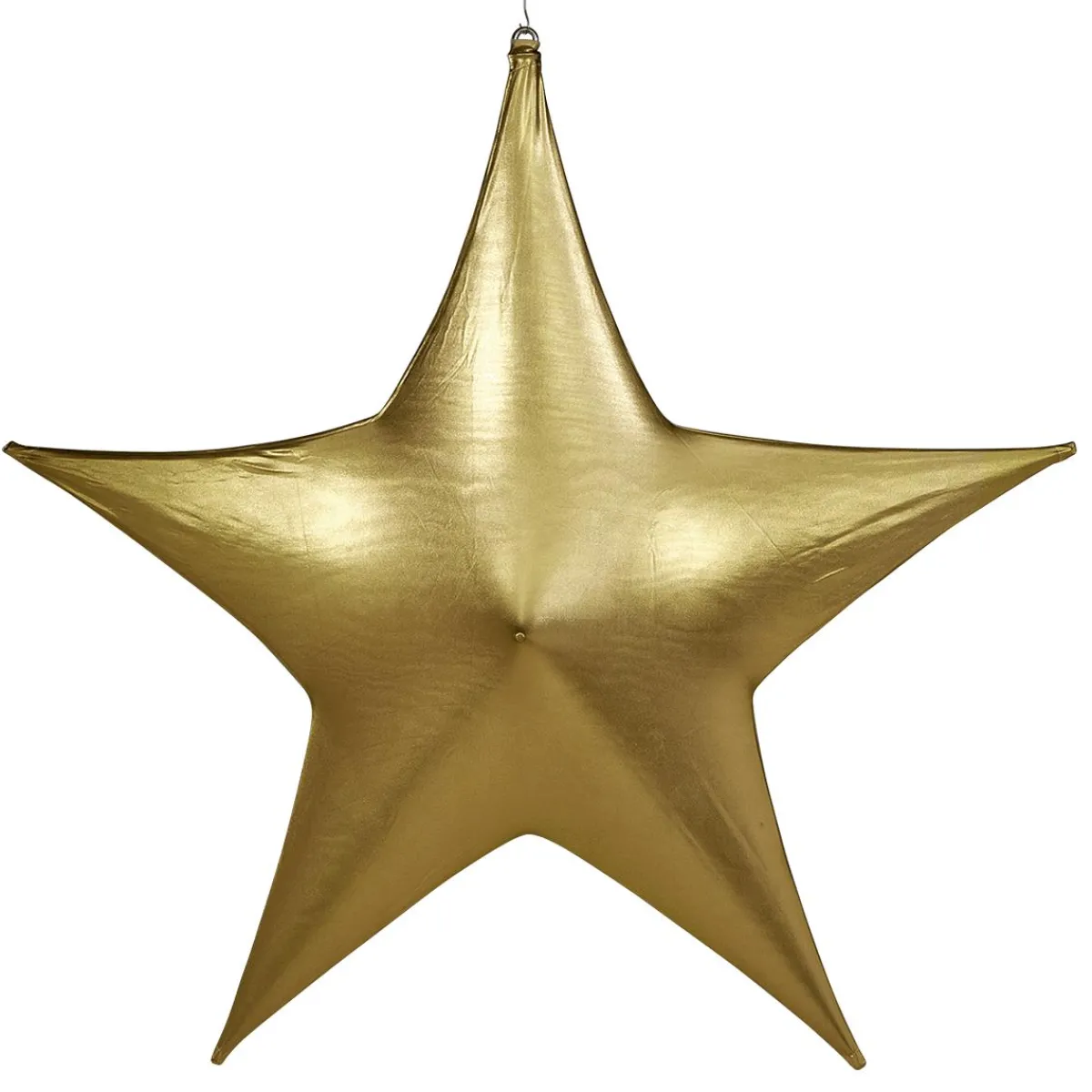 Discount DecoWoerner Stretch-Stern 200 Cm Ø, Schwer Entflammbar B1 gold