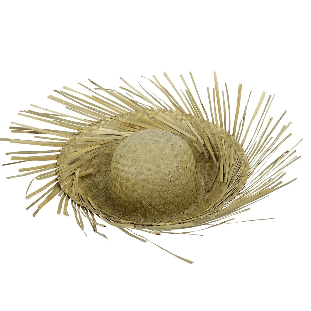 New DecoWoerner Strohhut Natur, 40 Cm Ø braun