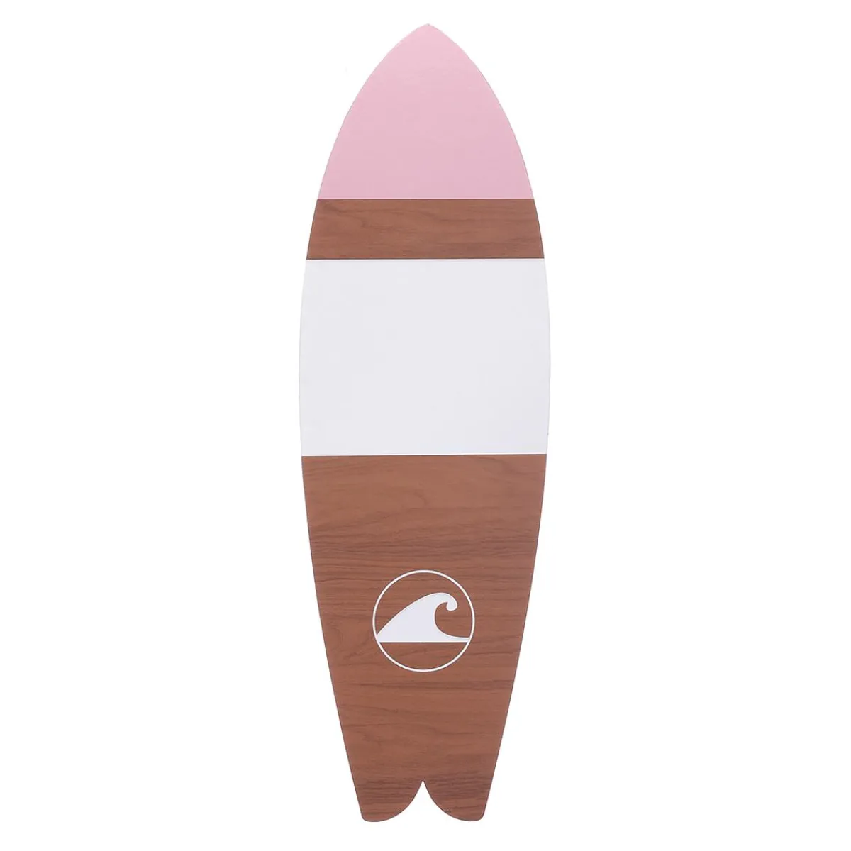 DecoWoerner Surfbrett Holzdisplay 160 X 50 Cm braun