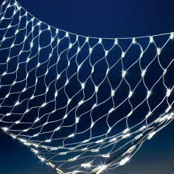 Discount DecoWoerner System-Lichternetz Für Außen Mit LED, 250 Cm weiß