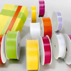 Sale DecoWoerner Taftband Mit Webkante 25 Mm, 50 M, gelb