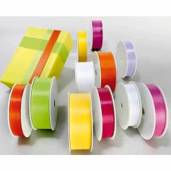 New DecoWoerner Taftband Mit Webkante 40 Mm, 50 M, weiß