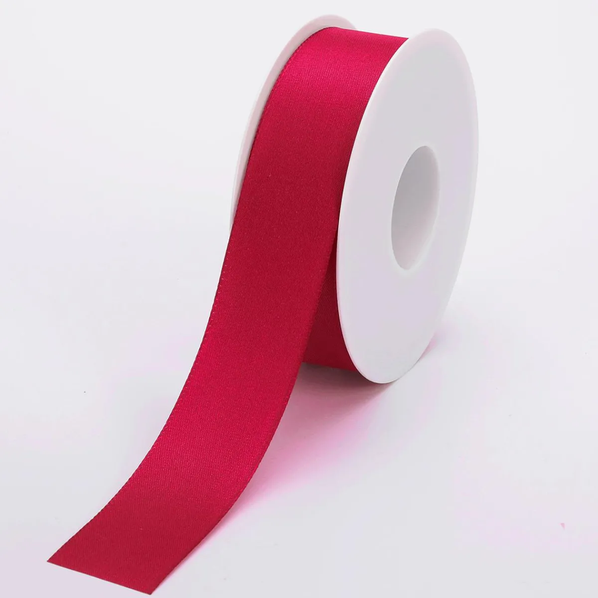 Clearance DecoWoerner Taftband Mit Webkante 40 Mm, 50 M, Pink rosa