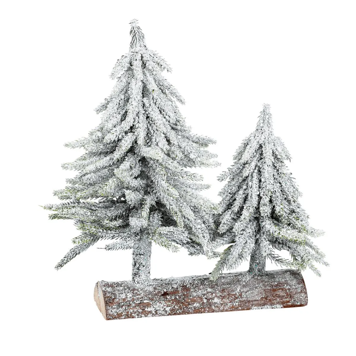 Discount DecoWoerner Tannen-Aufsteller Beschneit 16 X 28 Cm grün