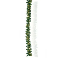 Sale DecoWoerner Tannengirlande Deluxe Mit LED 270 Cm 25 Cm Ø grün