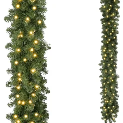 Online DecoWoerner Tannengirlande Mit Warm-weißen LED, 270 Cm grün