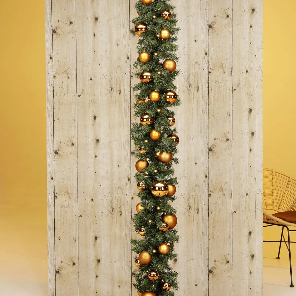 Clearance DecoWoerner Tannengirlande Standard Mit LED, 270 Cm 25 Cm Ø grün