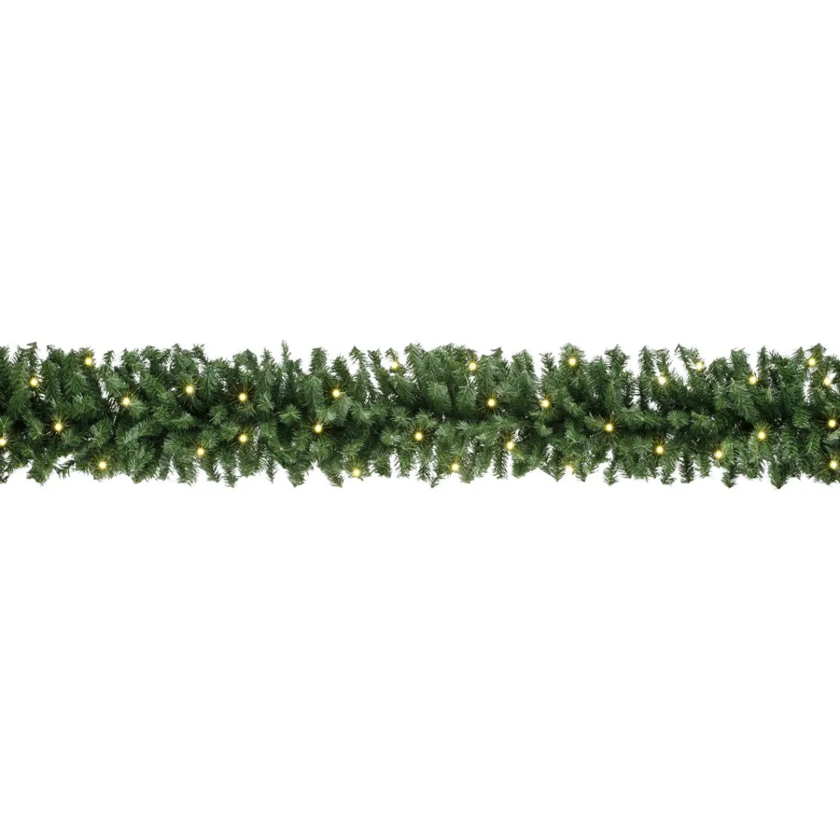 Clearance DecoWoerner Tannengirlande Standard Mit LED, 270 Cm, 30 Cm Ø grün