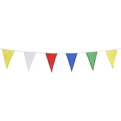 Clearance DecoWoerner Textil Wimpelkette 9,8 M mehrfarbig