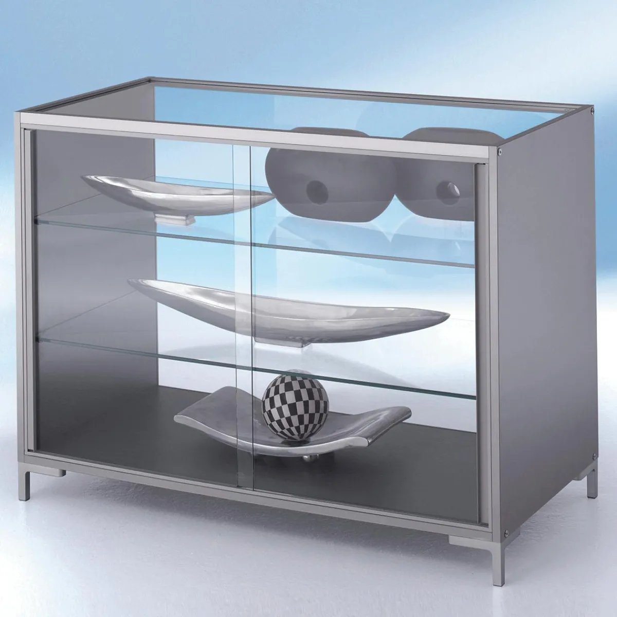 Hot DecoWoerner Thekenvitrine 90 X 120 X 60 Cm transparent