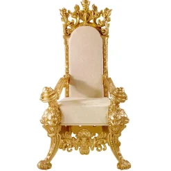 Sale DecoWoerner Thron "Renaissance", 190 Cm Hoch, /elfenbein gold
