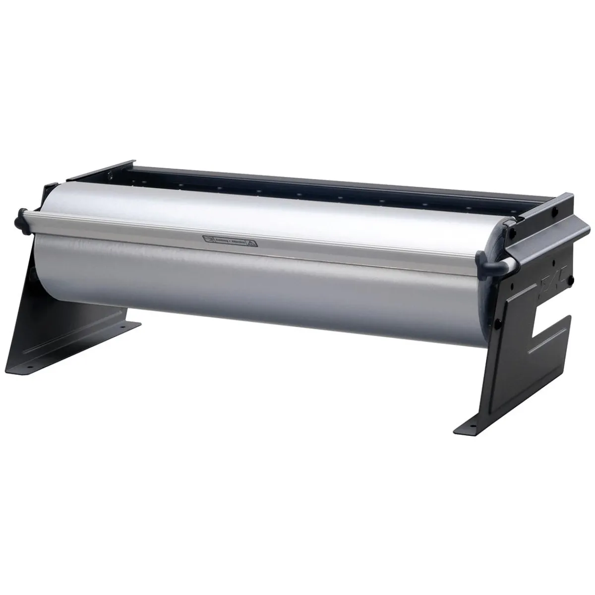 New DecoWoerner Tisch-Abroller Papier Folie "ZAC", Rollenbreite 50 Cm schwarz