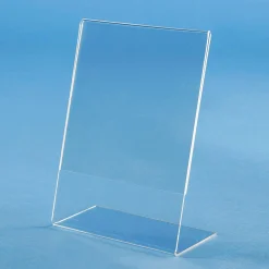 Clearance DecoWoerner Tischaufsteller, DIN A5, Hoch transparent