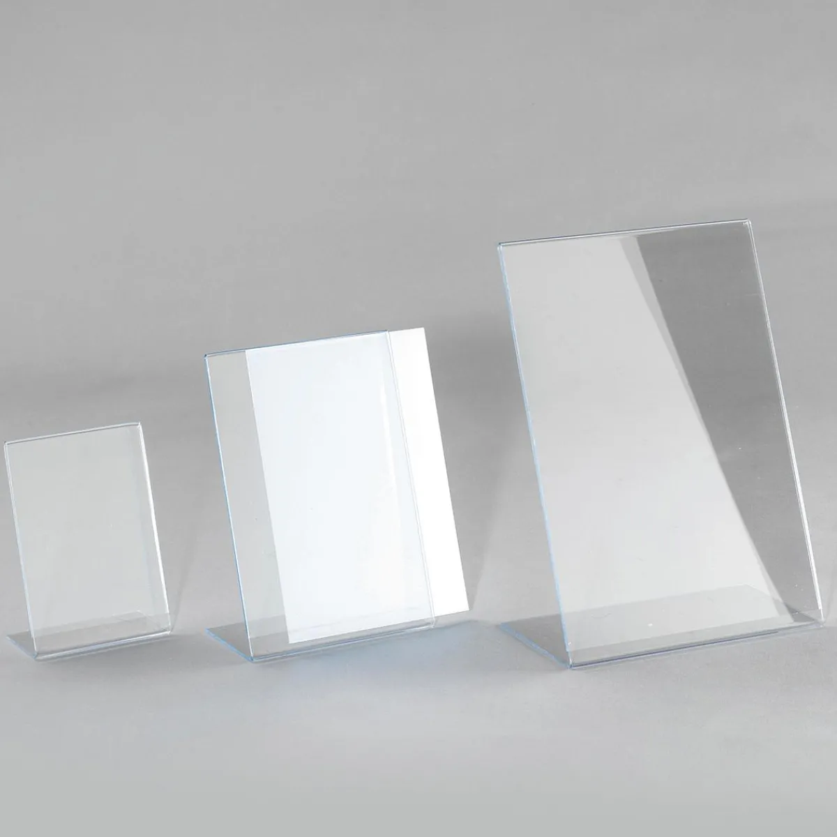 Best DecoWoerner Tischaufsteller, DIN A4, Hoch transparent