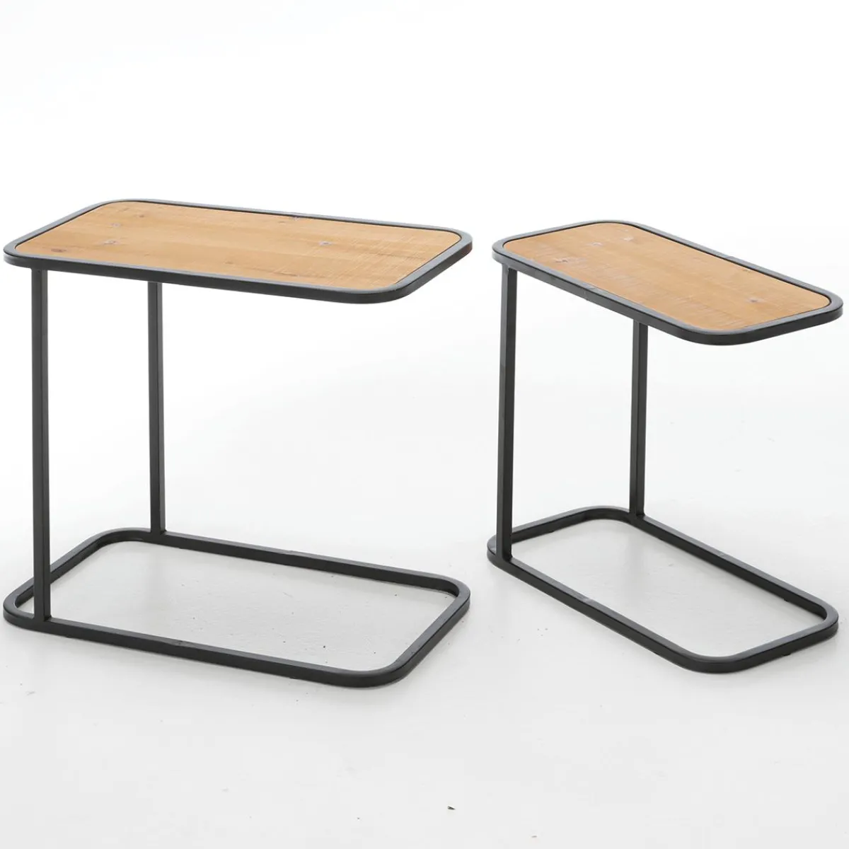 Sale DecoWoerner Tischset 2-tlg Metall Tannenholz mehrfarbig