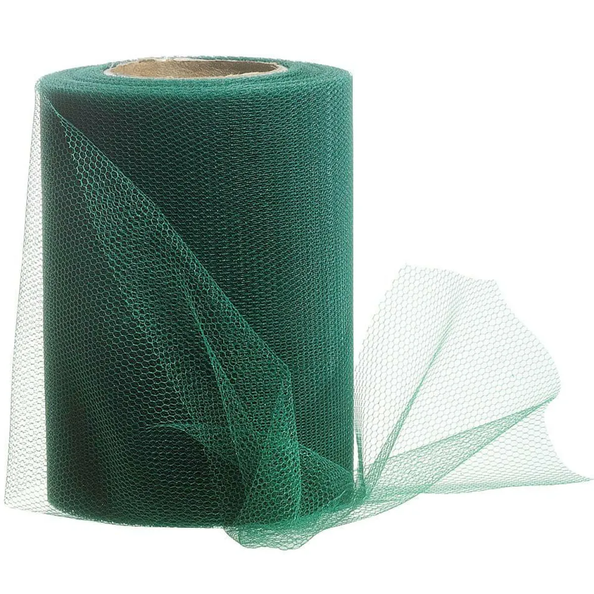 Sale DecoWoerner Tüllband, 100 Mm, 25 M, Dunkel grün