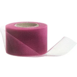 Best DecoWoerner Tüllband, 50 Mm, 25 M, Pink rosa