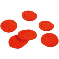 Best DecoWoerner Tomaten-Scheibe Lebensmittel-Attrappe, 6 Stück rot