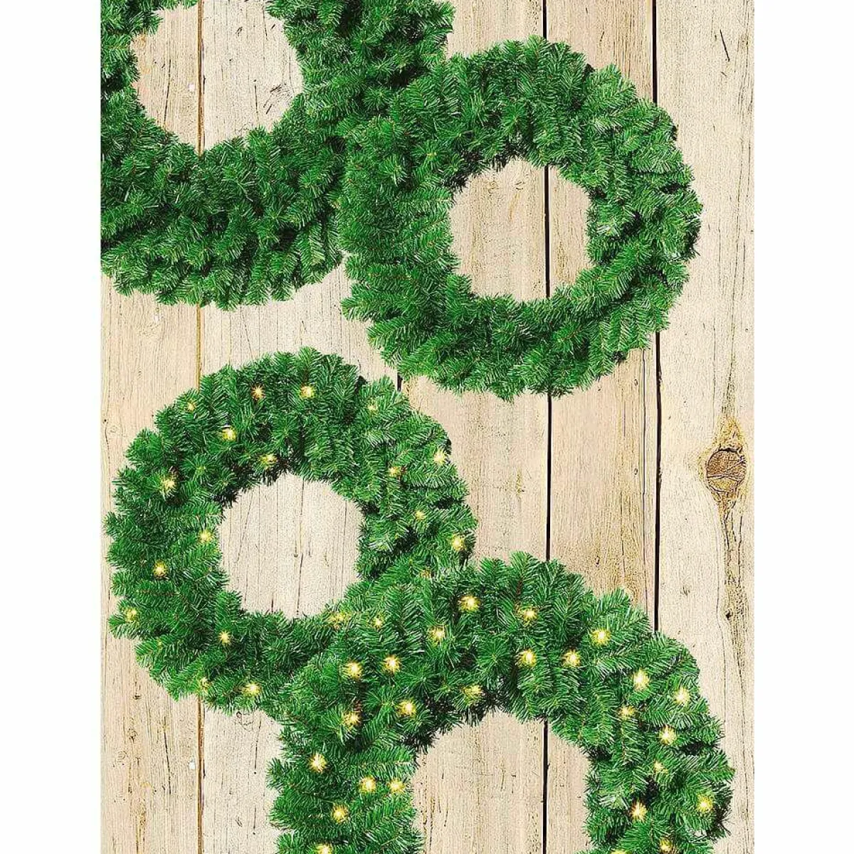 Online DecoWoerner Türkranz Basic, 65 Cm Ø grün