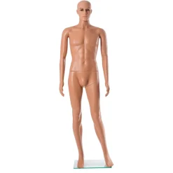 Sale DecoWoerner Umweltfreundliche PE Schaufensterpuppe Männlich Beige