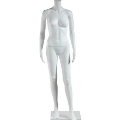 Best DecoWoerner Umweltfreundliche Schaufensterpuppe Weiblich, Ohne Kopf 163 Cm, weiß