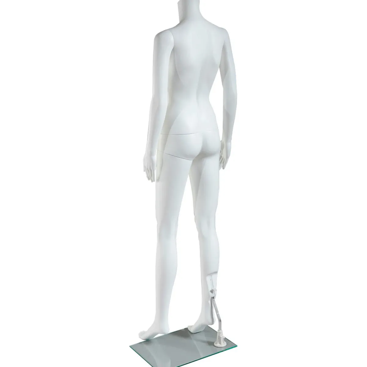 Best DecoWoerner Umweltfreundliche Schaufensterpuppe Weiblich, Ohne Kopf 163 Cm, weiß