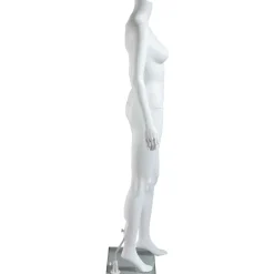 Best DecoWoerner Umweltfreundliche Schaufensterpuppe Weiblich, Ohne Kopf 163 Cm, weiß
