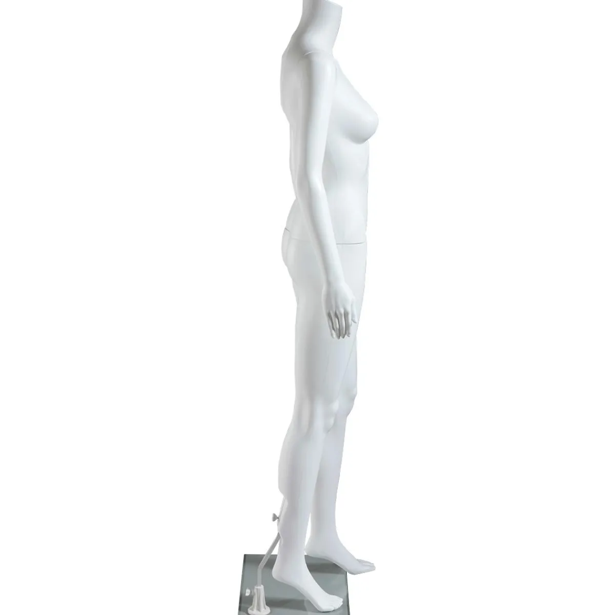 Best DecoWoerner Umweltfreundliche Schaufensterpuppe Weiblich, Ohne Kopf 163 Cm, weiß