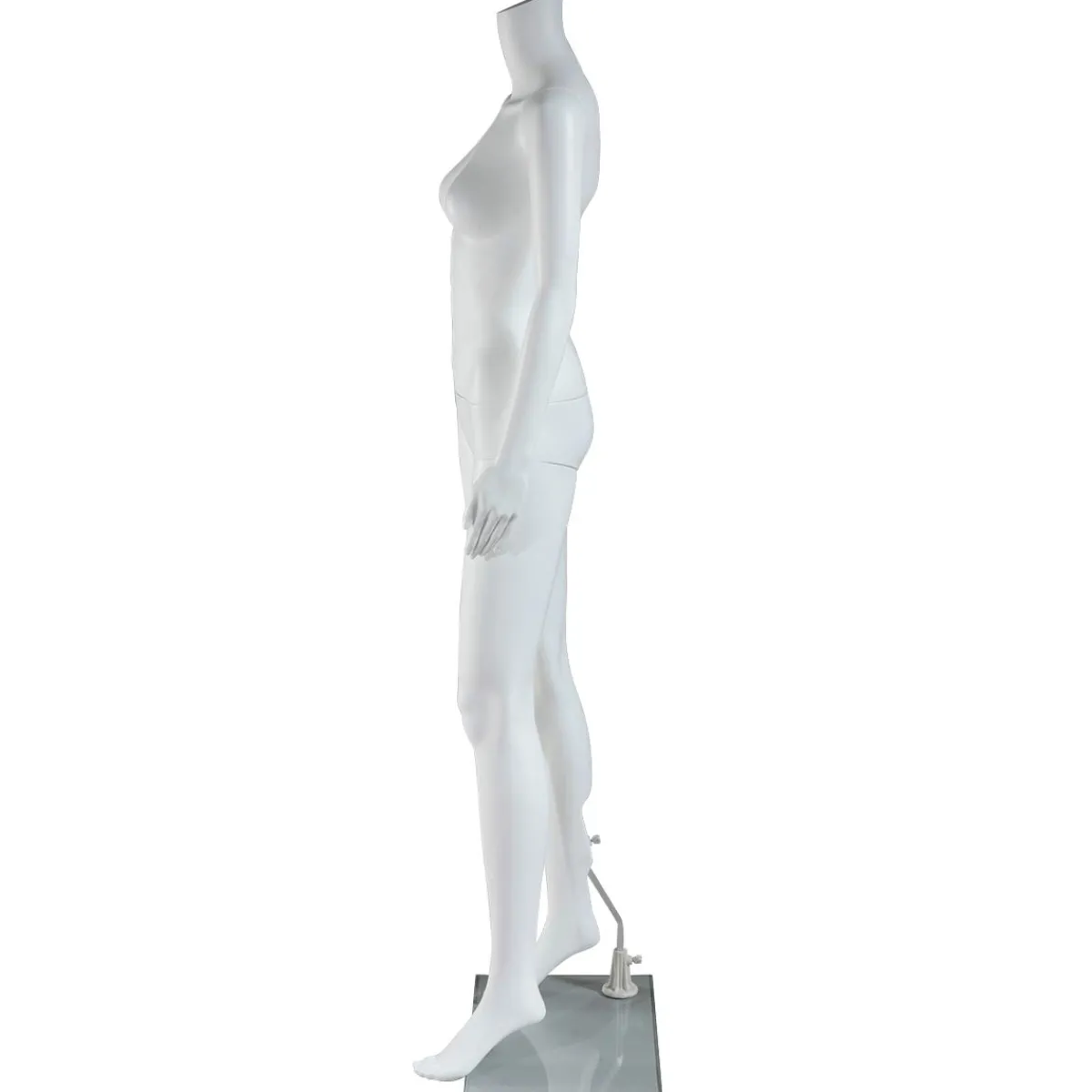 Best DecoWoerner Umweltfreundliche Schaufensterpuppe Weiblich, Ohne Kopf 163 Cm, weiß