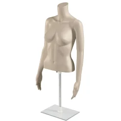 Hot DecoWoerner Umweltfreundlicher PE Damen-Torso, Hautfarbe Beige