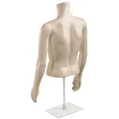 Outlet DecoWoerner Umweltfreundlicher PE Herren-Torso, Hautfarben Beige